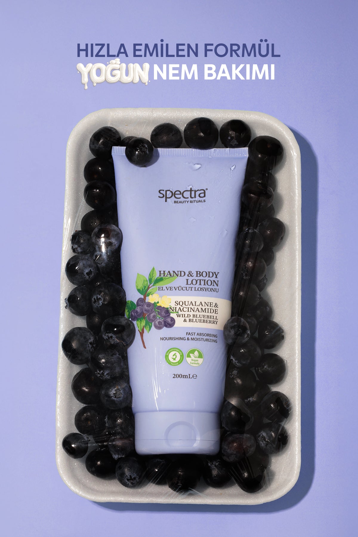 Blueberry&Wild Bluebell 3'lü Bakım Seti - Duş Köpüğü & Şeker Peelingi & Vücut Losyonu