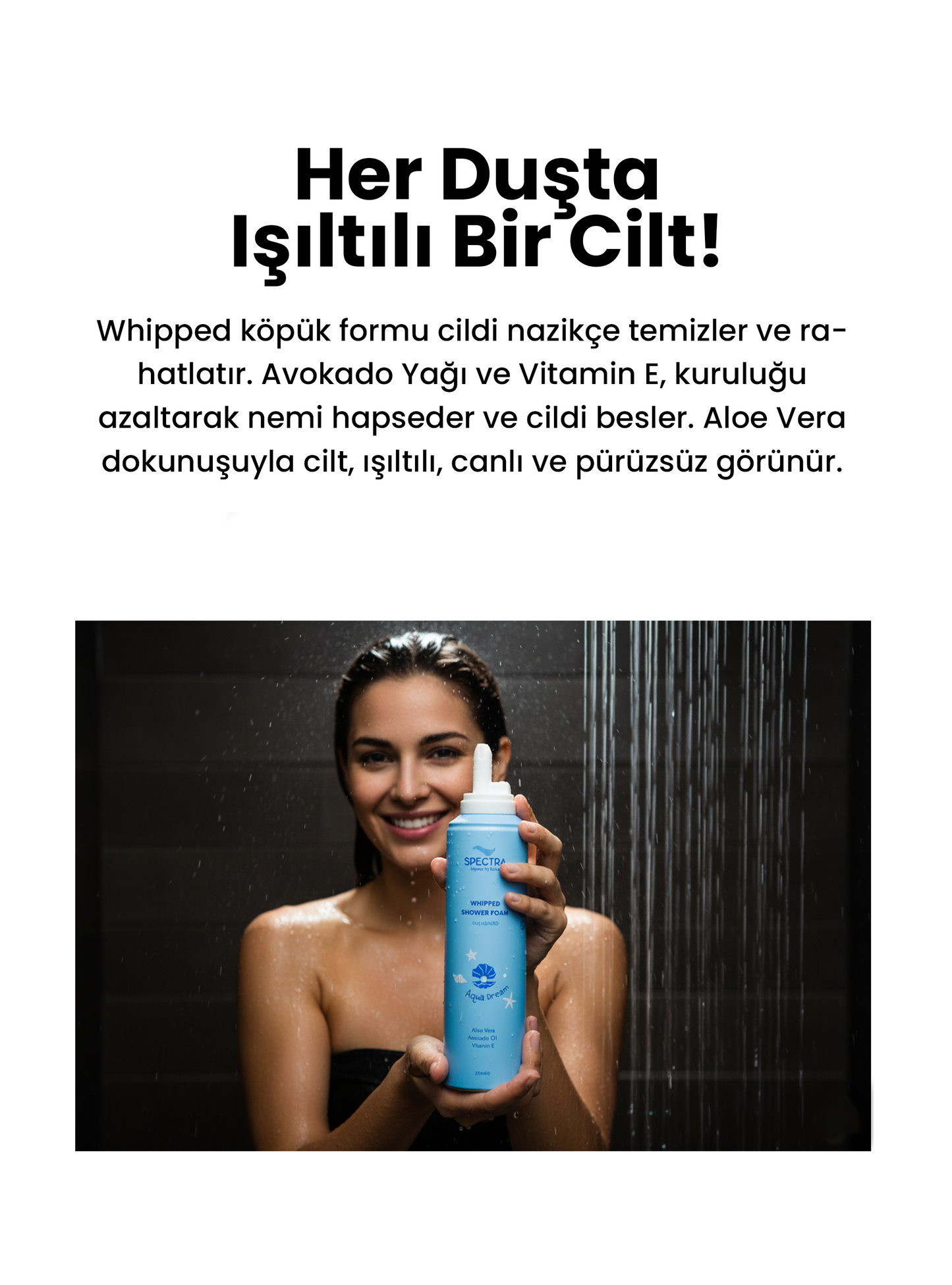 Spectra Care Aqua Dream (Fresh Kokulu) Whipped Duş Köpüğü - 250 ML