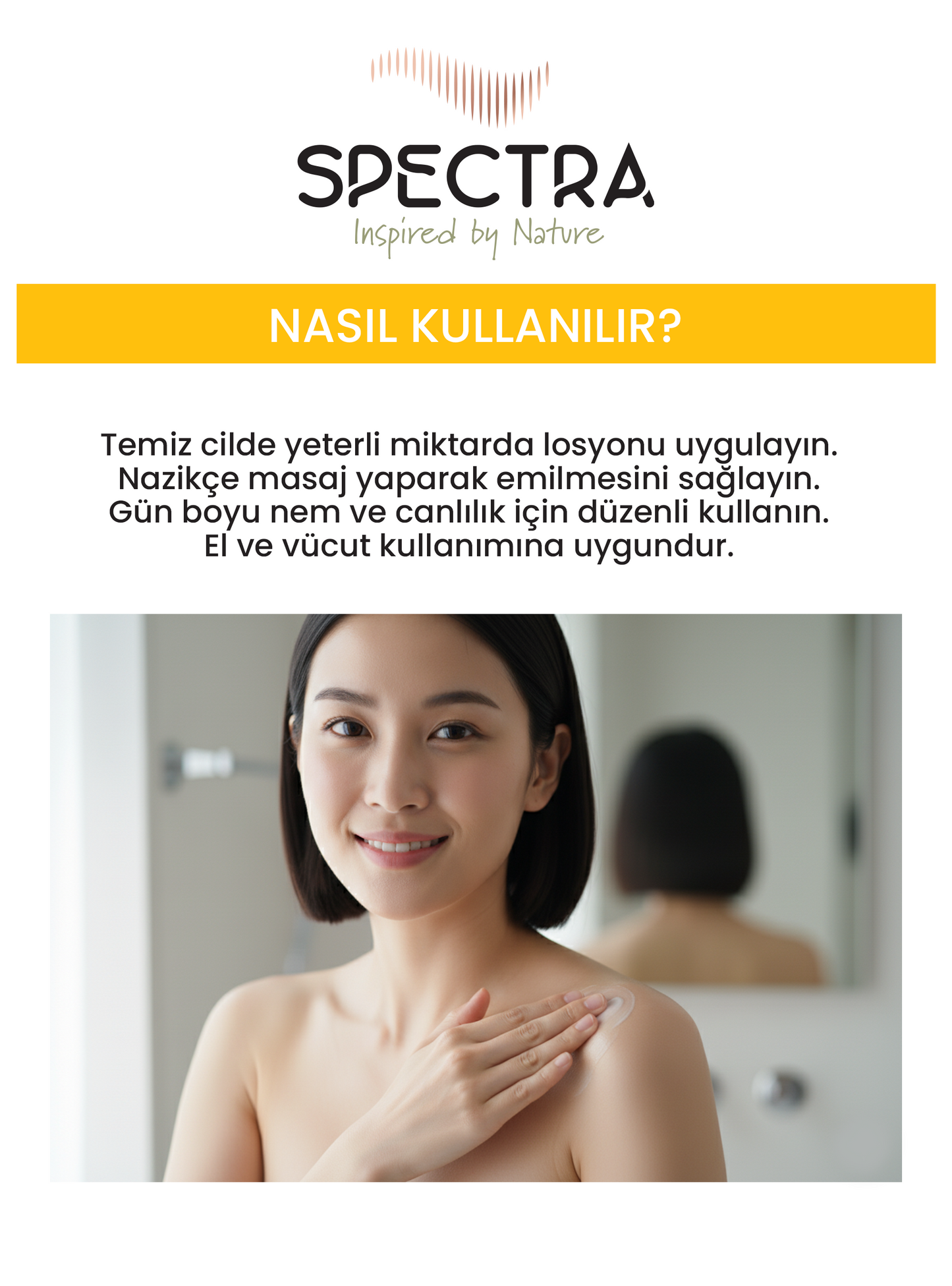 Spectra Care Hızlı Emilen Mango Özlü El ve Vücut Losyonu- 350 ML