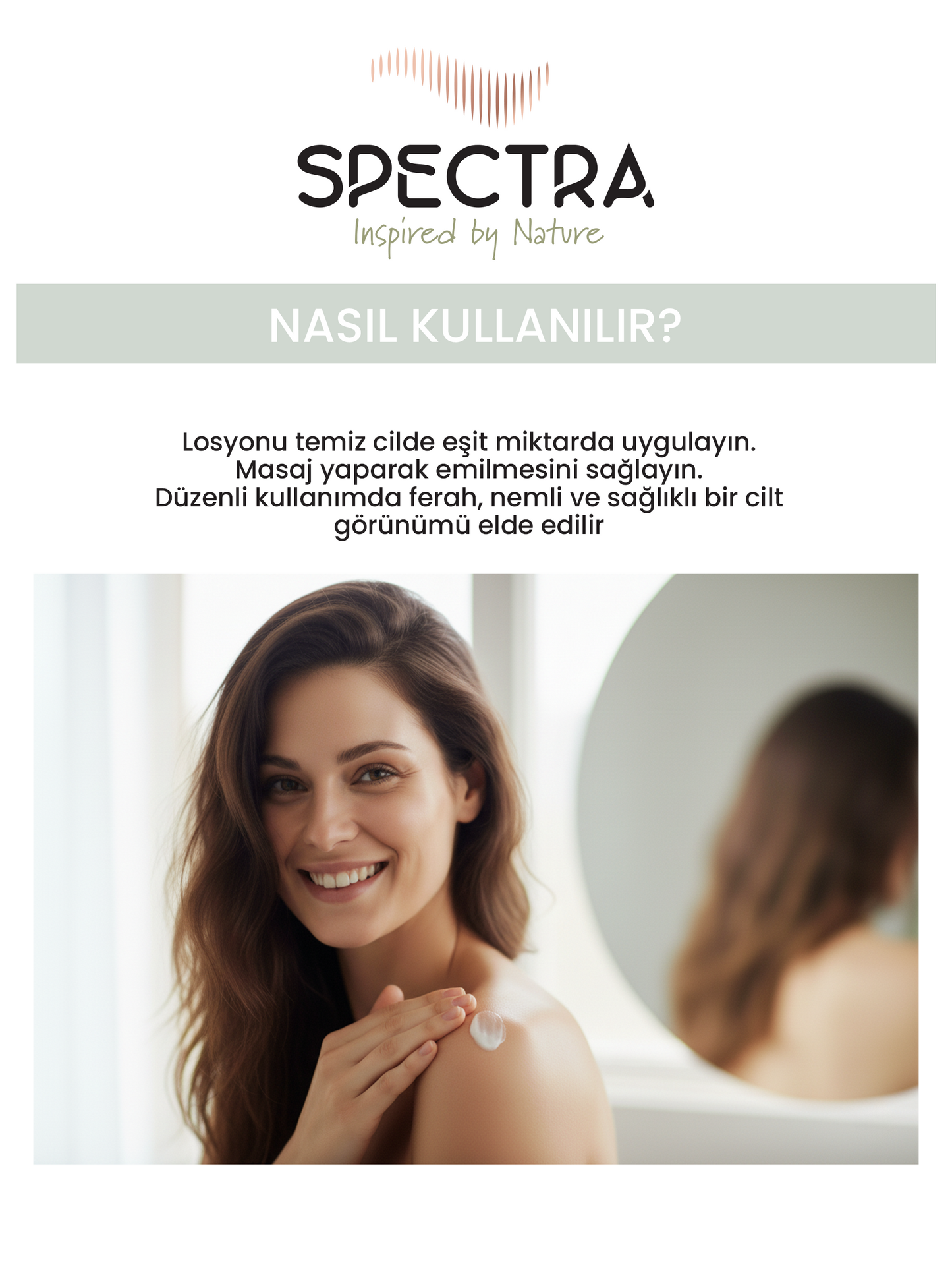 Spectra Care Hızlı Emilen Nane Özlü El ve Vücut Losyonu - 350 ML