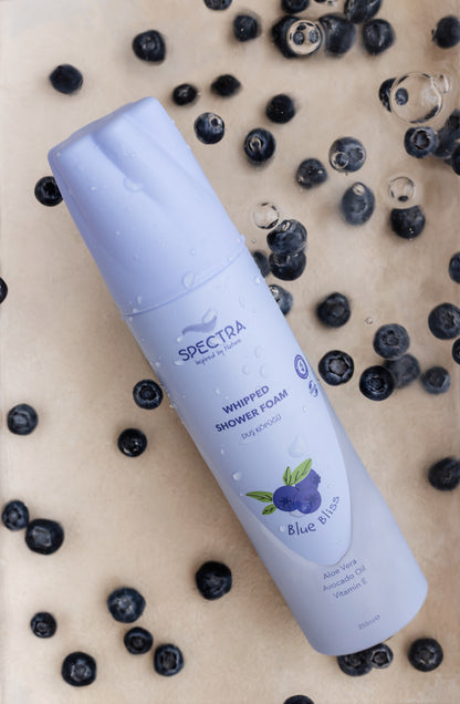 Blue Bliss Yaban Mersini Kokulu Whipped Duş Köpüğü (SLES & SLS , PARABEN FREE) - 250 ML