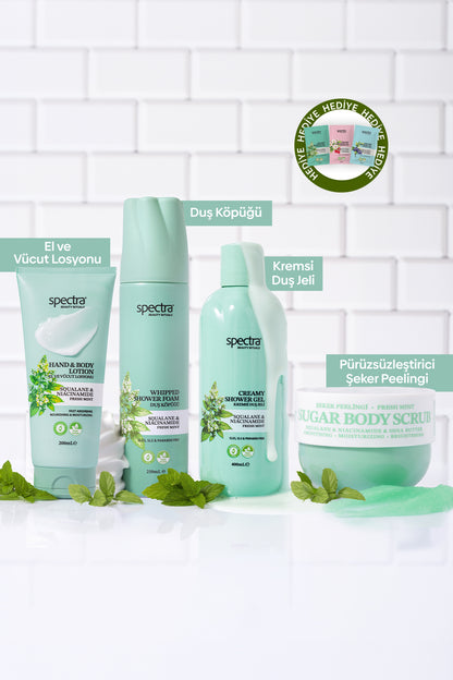 Fresh Mint 4'lü Vegan Bakım Ritüeli Seti  -SLES&SLS&Paraben içermez