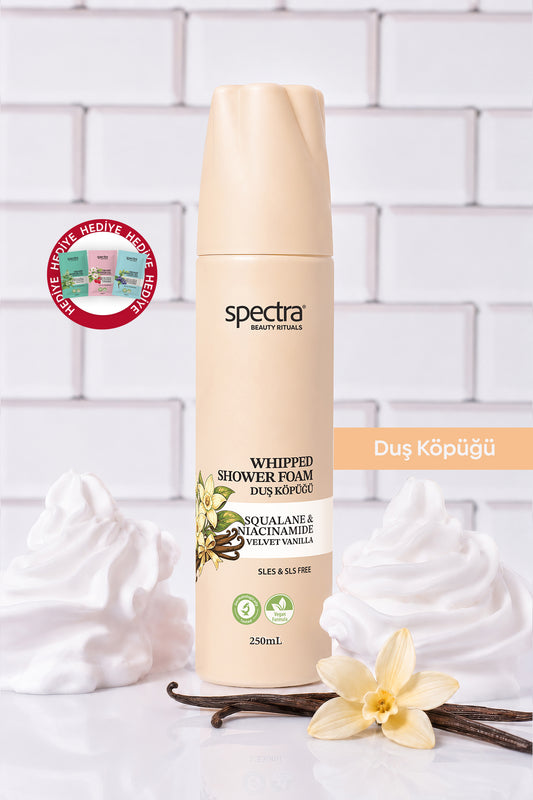 Vegan Whipped Duş Köpüğü - Velvet Vanilla - 250 ML (SLES,SLS,PARABEN FREE )