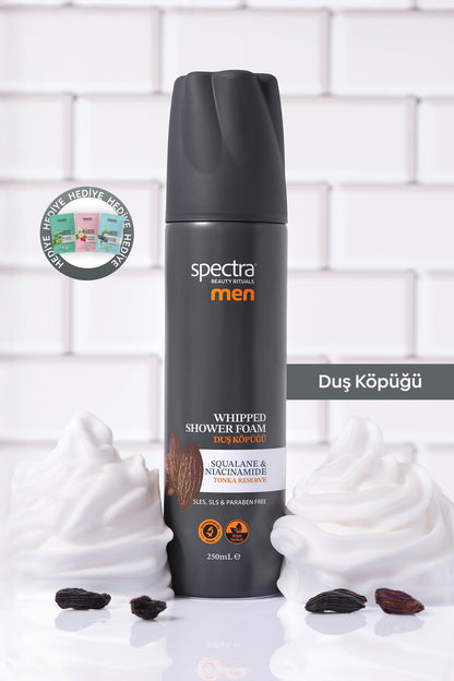 MEN Nemlendirici ve Arındırıcı Vegan Whipped Duş Köpüğü -SLES&SLS&Paraben içermez- 250 ML