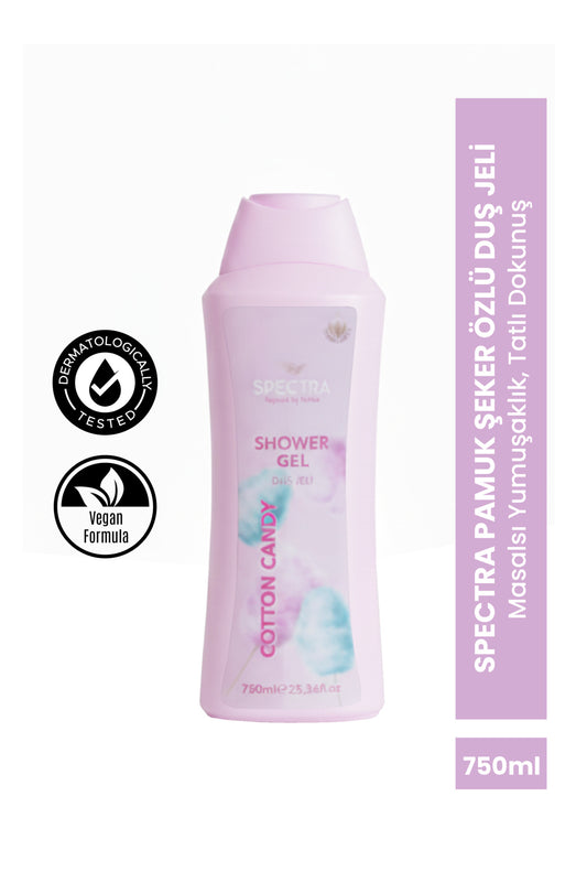 PAMUK ŞEKER KOKULU NEMLENDİRİCİ DUŞ JELİ - 750 ML