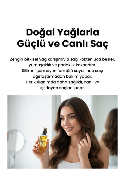 Silikonsuz Besleyici Saç Yağı