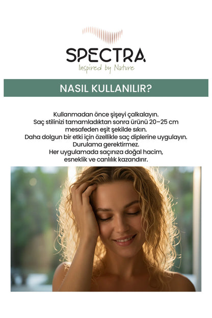 Doğal Tutuş Kolajenli Saç Spreyi - No:3 - 400 ML