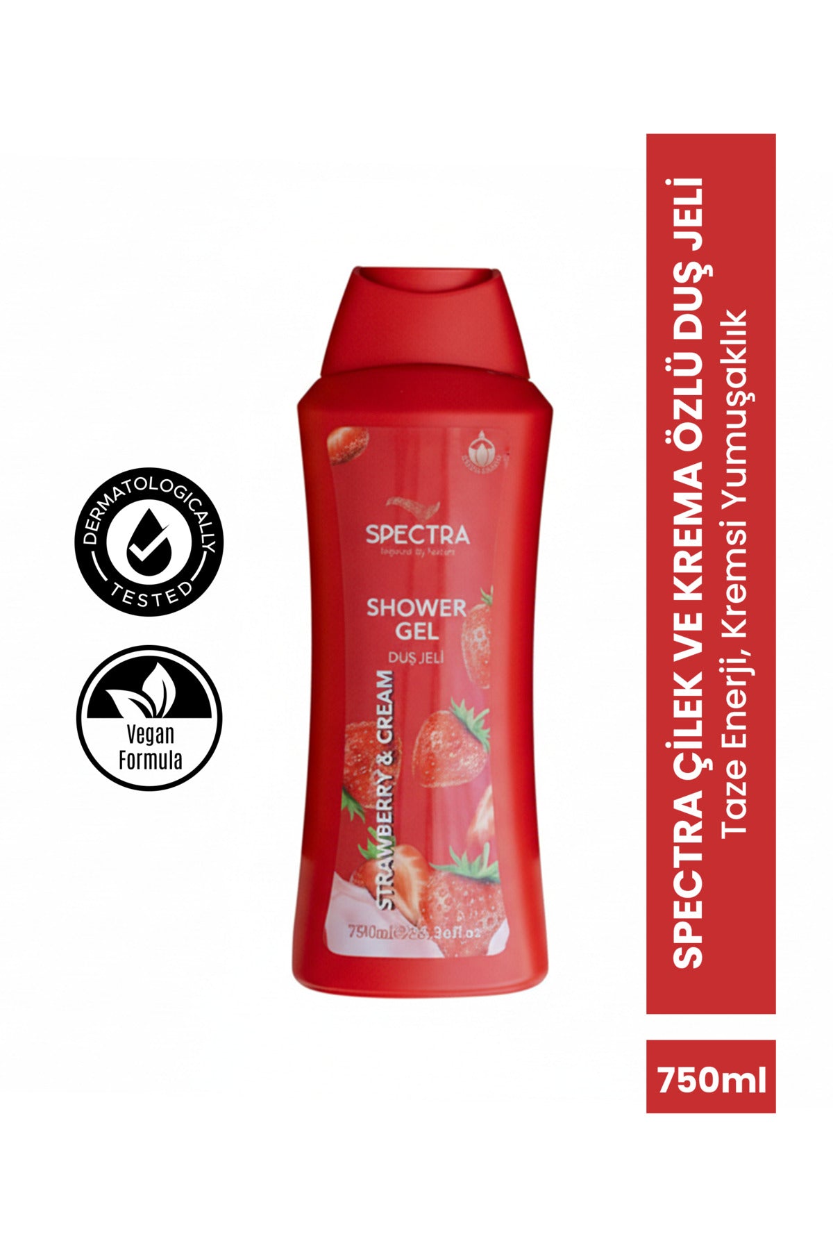 Çilek ve Krema Özlü Duş Jeli