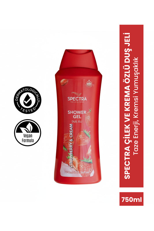 Çilek ve Krema Özlü Duş Jeli