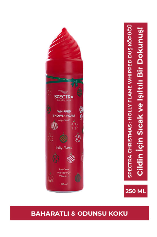 Spectra Christmas : Holly Flame Whipped Duş Köpüğü 250 ML (Baharatlı & Odunsu)