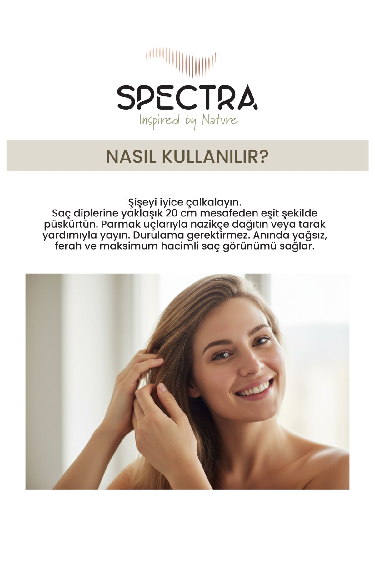 Spectra Sarı Saçlar İçin Beyazlık Bırakmayan Hacim Veren Kuru Şampuan