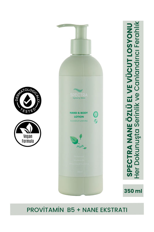Nane Kokulu Hızlı Emilen Nemlendirici El ve Vücut Losyonu -350 ML