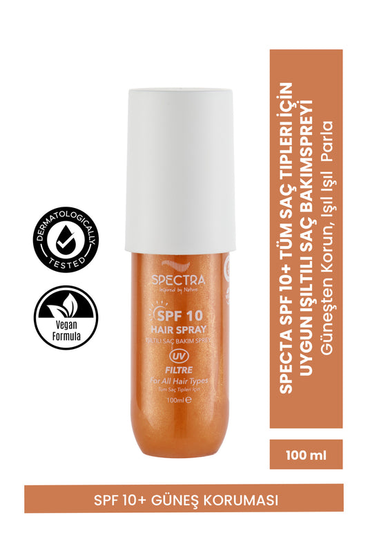 SPF 10+ Işıltılı Saç Spreyi - 100 ML
