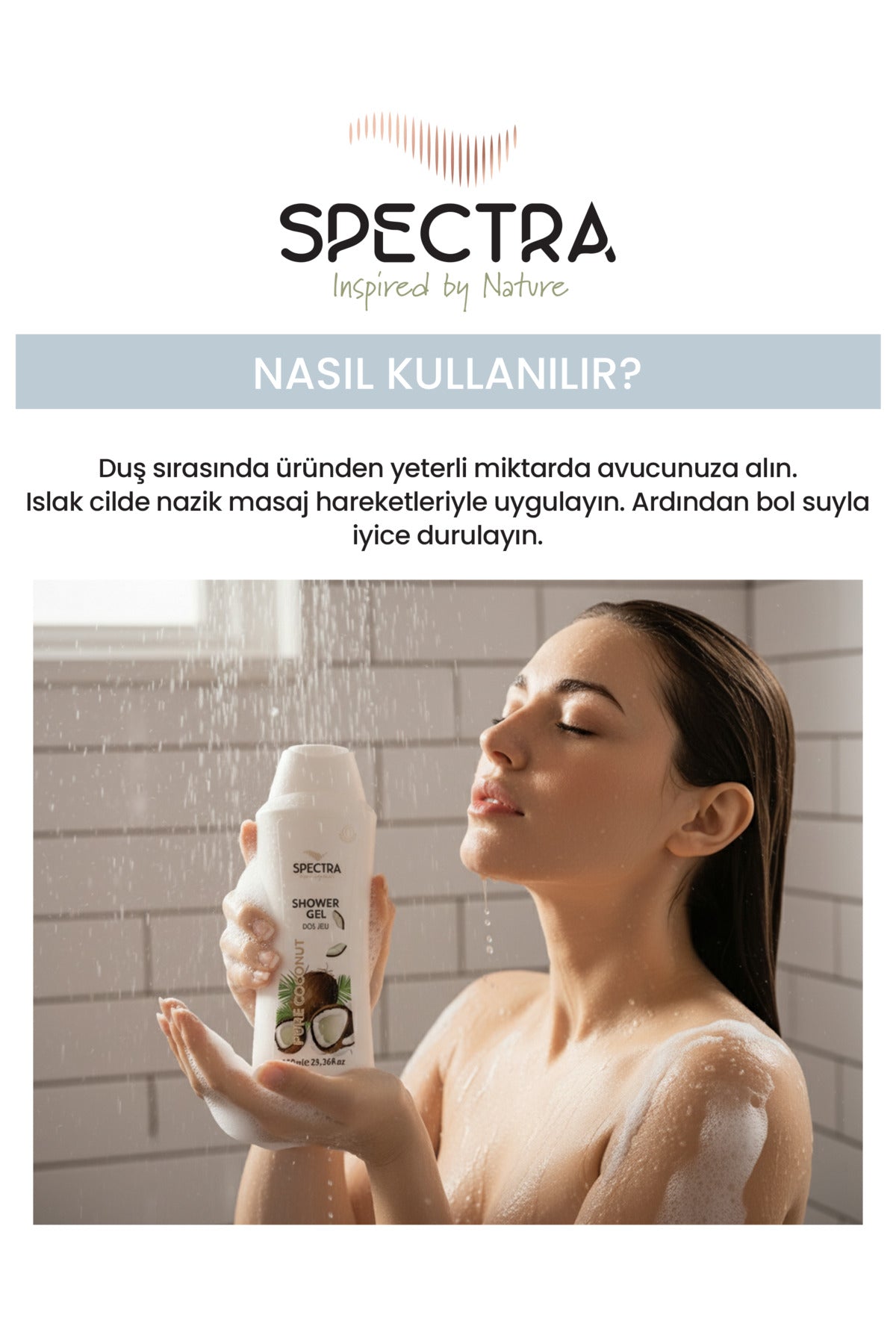 Hindistan Cevizi Kokulu Nemlendiricili Duş Jeli - 750 ML