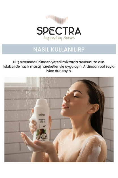 Hindistan Cevizi Kokulu Nemlendiricili Duş Jeli - 750 ML