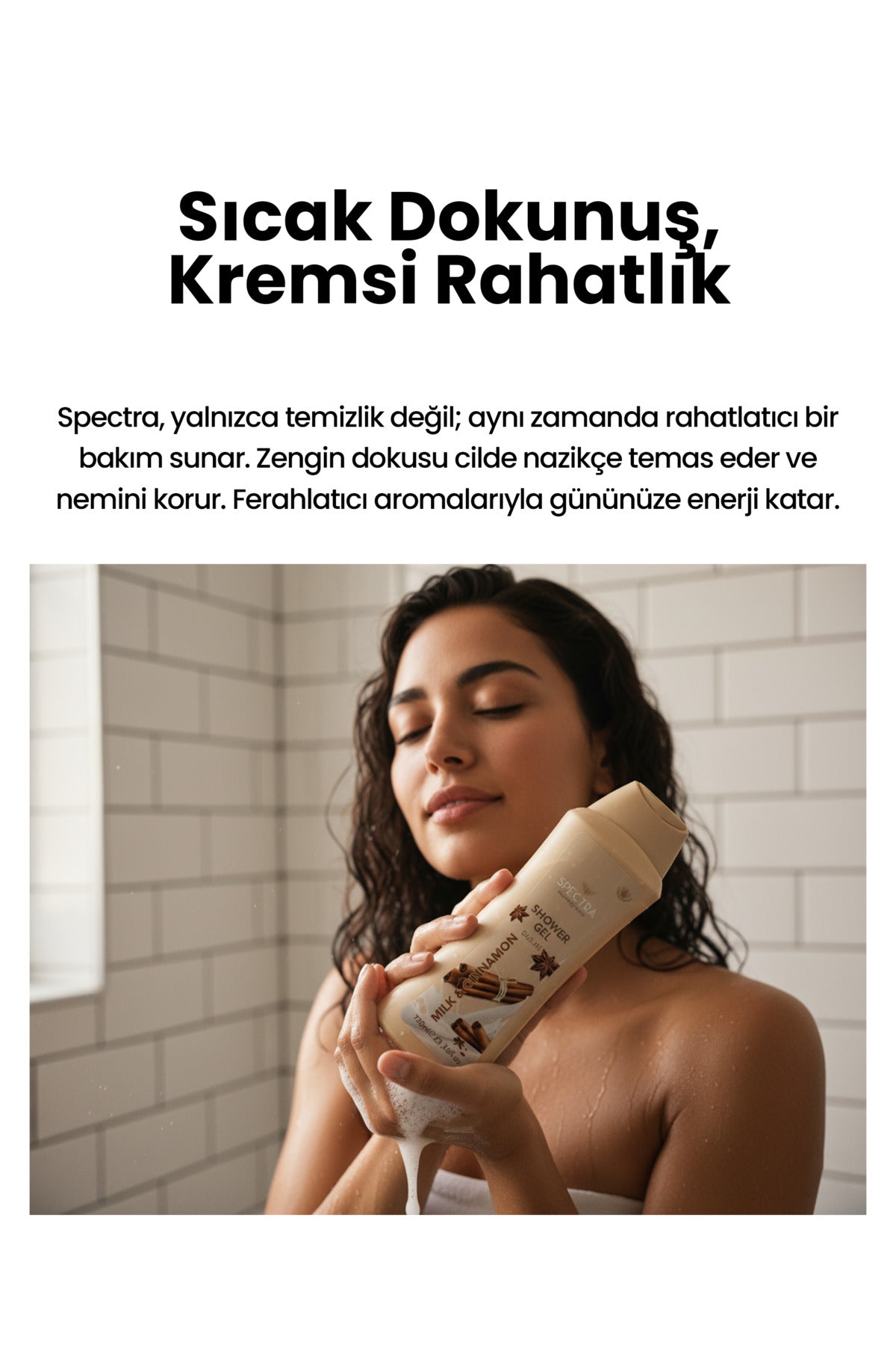 Spectra Care Süt ve Tarçın Özlü Duş Jeli 750 ML