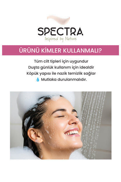 Pembe Greyfurt Kokulu Whipped Duş Köpüğü (SLES & SLS , PARABEN FREE) - 250 ML