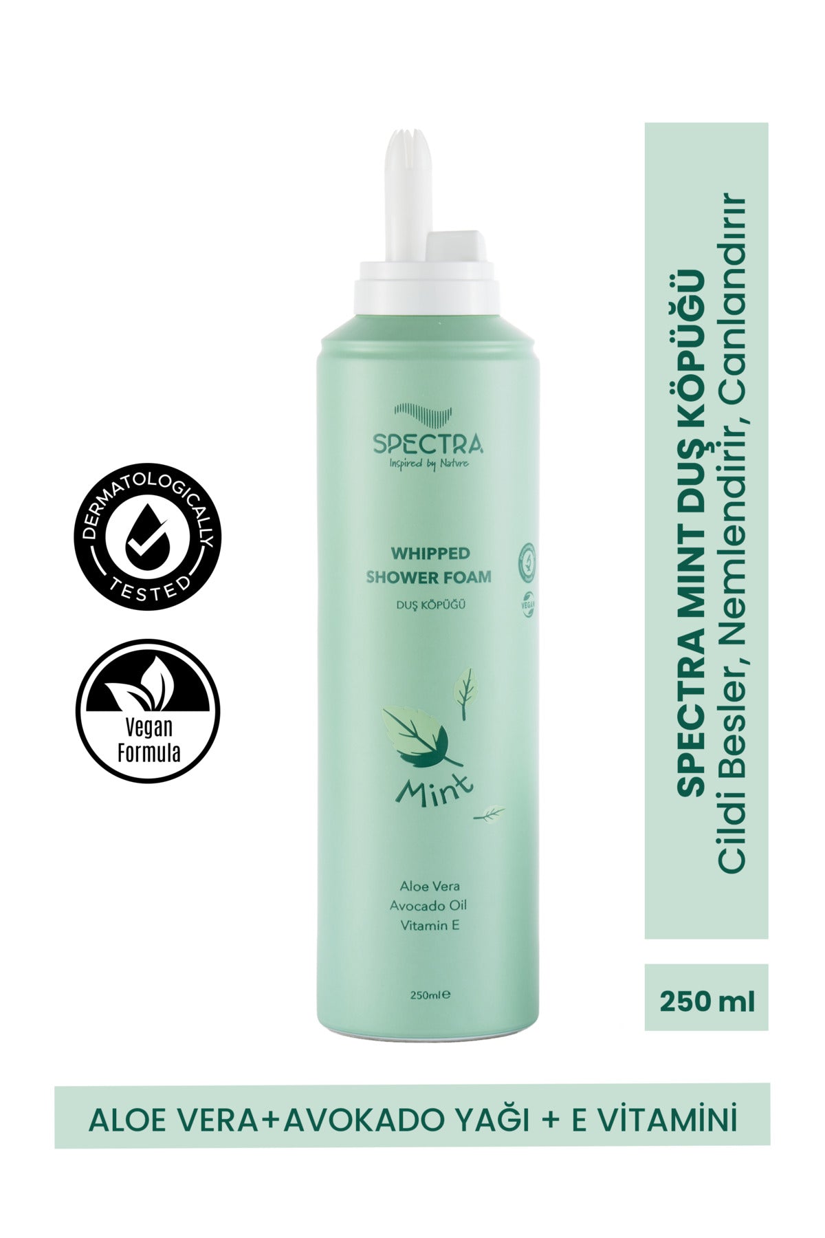 Mint Kokulu Whipped Duş Köpüğü (SLES & SLS, PARABEN FREE) - 250 ML