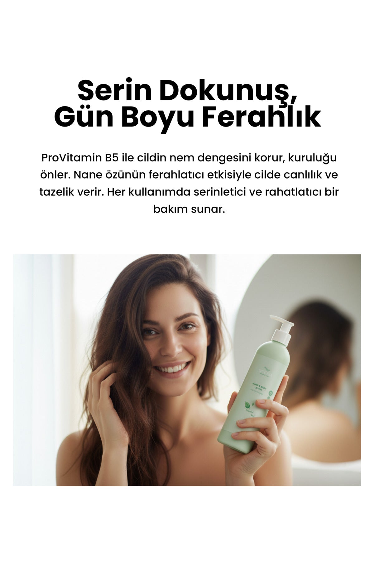 Nane Kokulu Hızlı Emilen Nemlendirici El ve Vücut Losyonu -350 ML