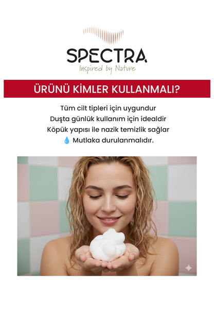 Sweet Berry Çilek Kokulu Duş Köpüğü (SLES, SLS & PARABEN FREE )  - 250 ML