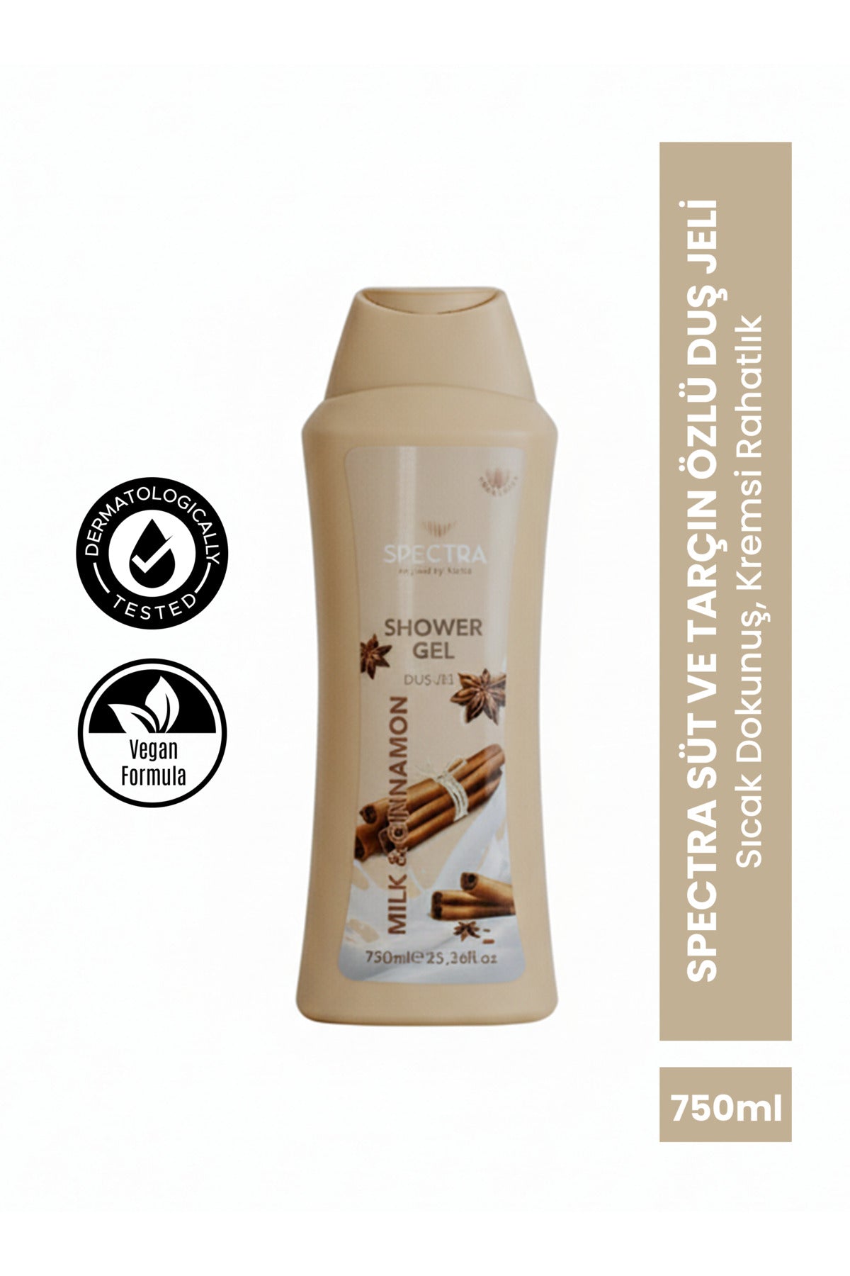 Spectra Care Süt ve Tarçın Özlü Duş Jeli 750 ML