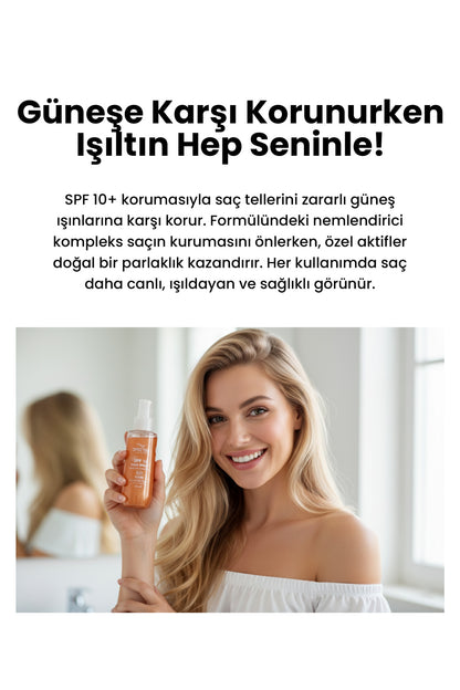SPF 10+ Işıltılı Saç Spreyi - 100 ML