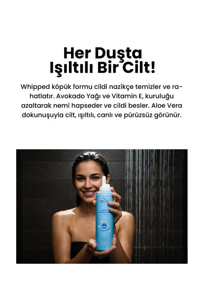 Aqua Dream Whipped Duş Köpüğü - Meyvemsi & Çiçeksi Koku (SLES & SLS , PARABEN FREE)- 250 ML
