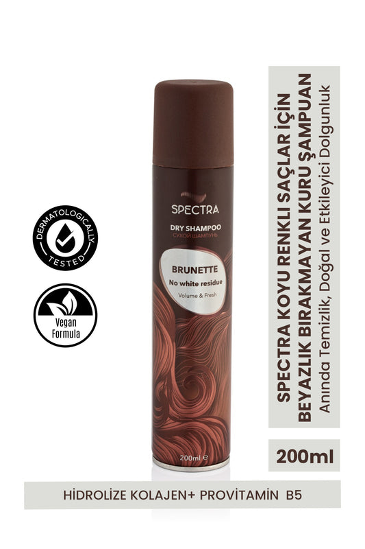 Spectra Care Koyu Renkli Saçlar İçin Beyazlık Bırakmayan Hacim Veren Kuru Şampuan - 200 ML