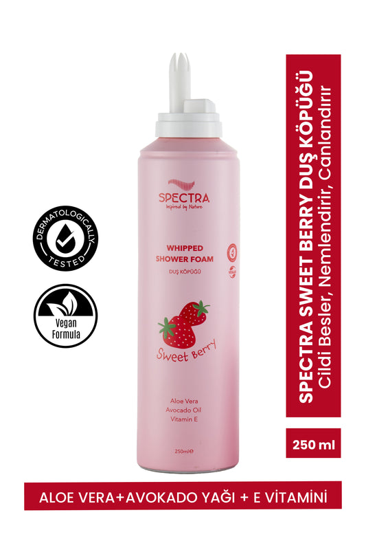 Sweet Berry Çilek Kokulu Duş Köpüğü (SLES, SLS & PARABEN FREE )  - 250 ML