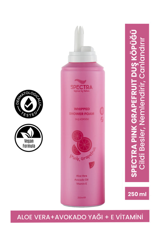 Pembe Greyfurt Kokulu Whipped Duş Köpüğü (SLES & SLS , PARABEN FREE) - 250 ML