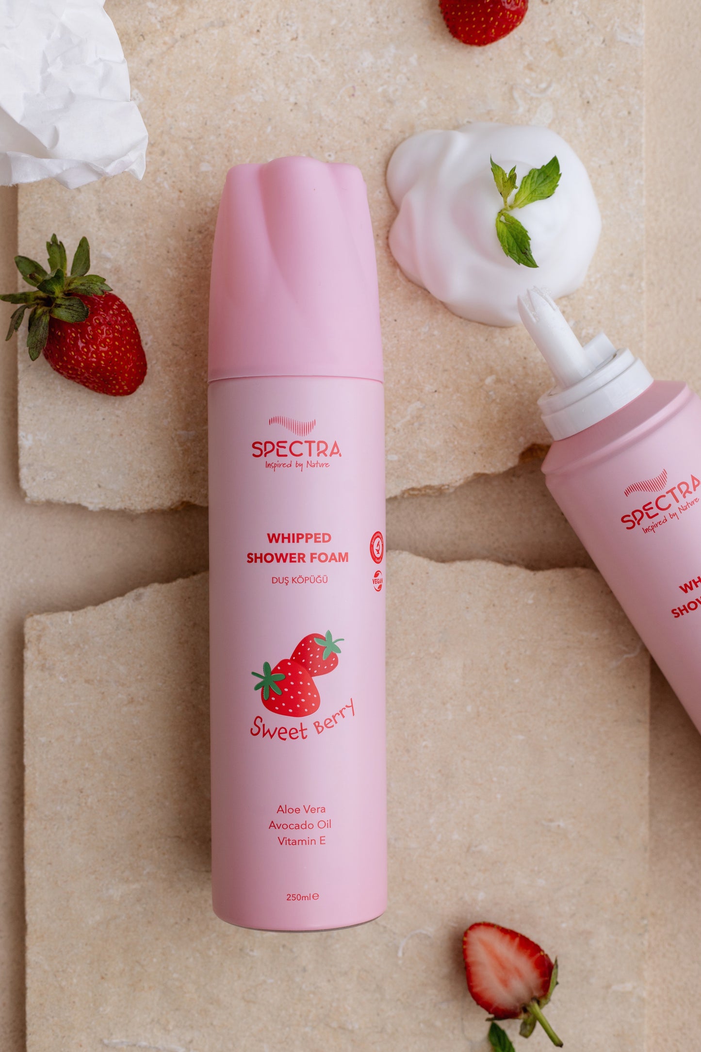 Duş Köpüğü 2'li Avantajlı Set - Çilek & Yaban Mersini Kokulu - 250 ML