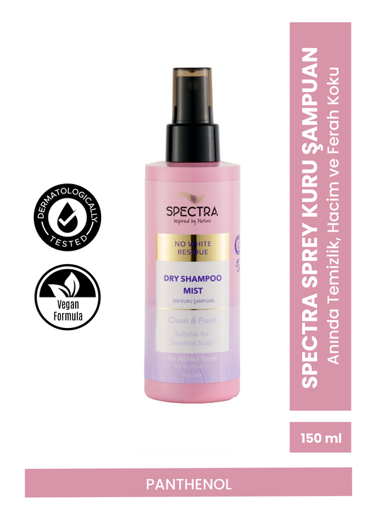 Spectra Care Sprey Sıvı Kuru Şampuan Provitamin B5'li - 150 ML