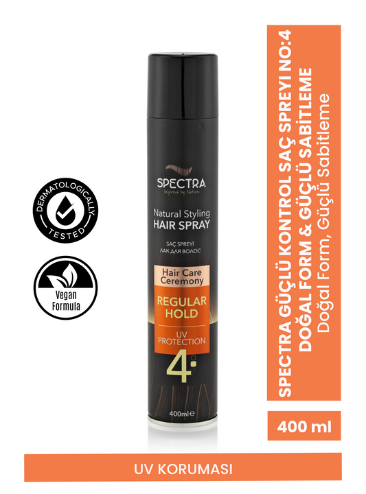 Spectra Care Güçlü Tutuş UV Korumalı Saç Spreyi No: 4 - 400 ML