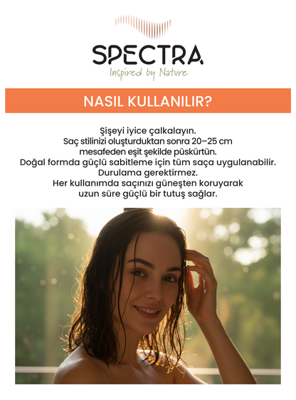 Güçlü Kontrol Saç Spreyi No: 4 – Doğal Form & Güçlü Sabitleme