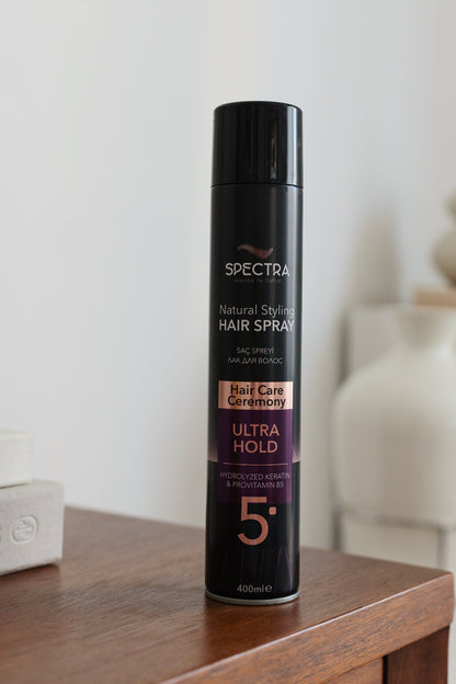 Spectra Care Ekstra Güçlü Tutuş Keratinli & B5 Vitaminli Saç Spreyi No: 5 - 400 ML
