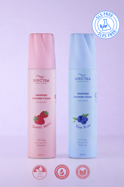 Duş Köpüğü 2'li Avantajlı Set - Çilek & Yaban Mersini Kokulu - 250 ML