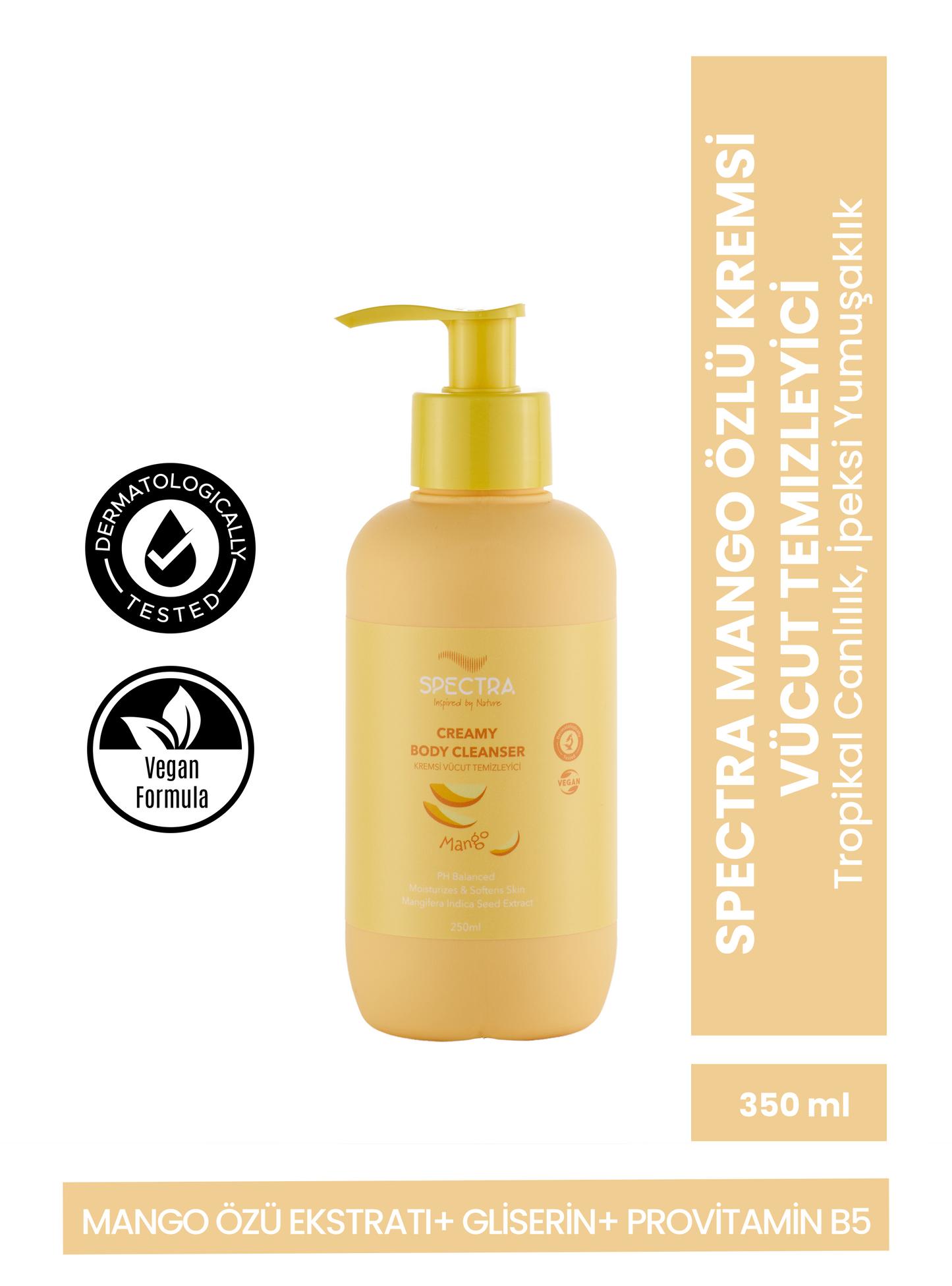 Spectra Care Mango Özlü Kremsi Vücut Temizleyici - 250 ML