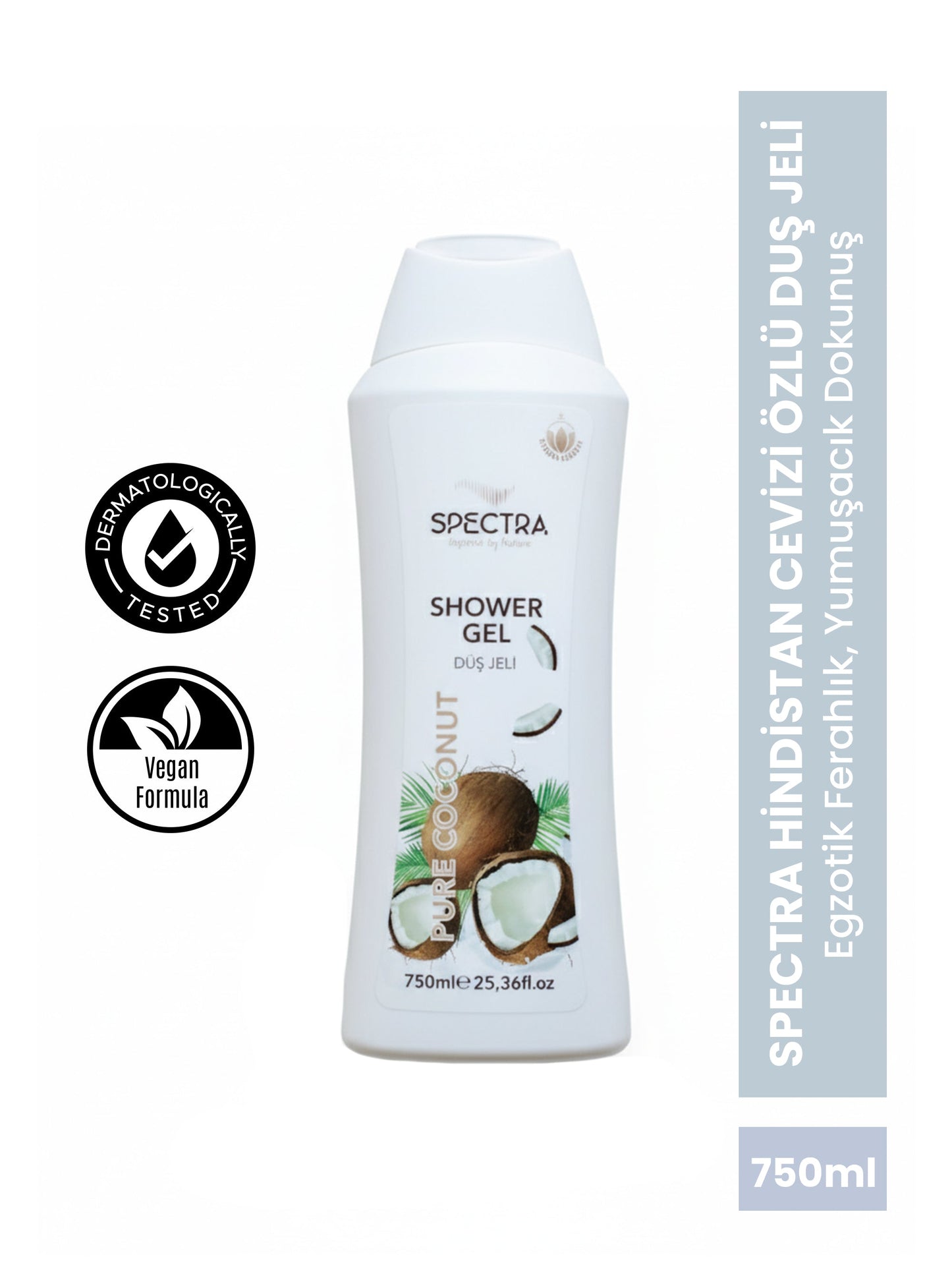 Hindistan Cevizi Kokulu Nemlendiricili Duş Jeli - 750 ML