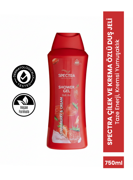 Spectra Care Çilek Kokulu Nemlendirici Duş Jeli 750 ML