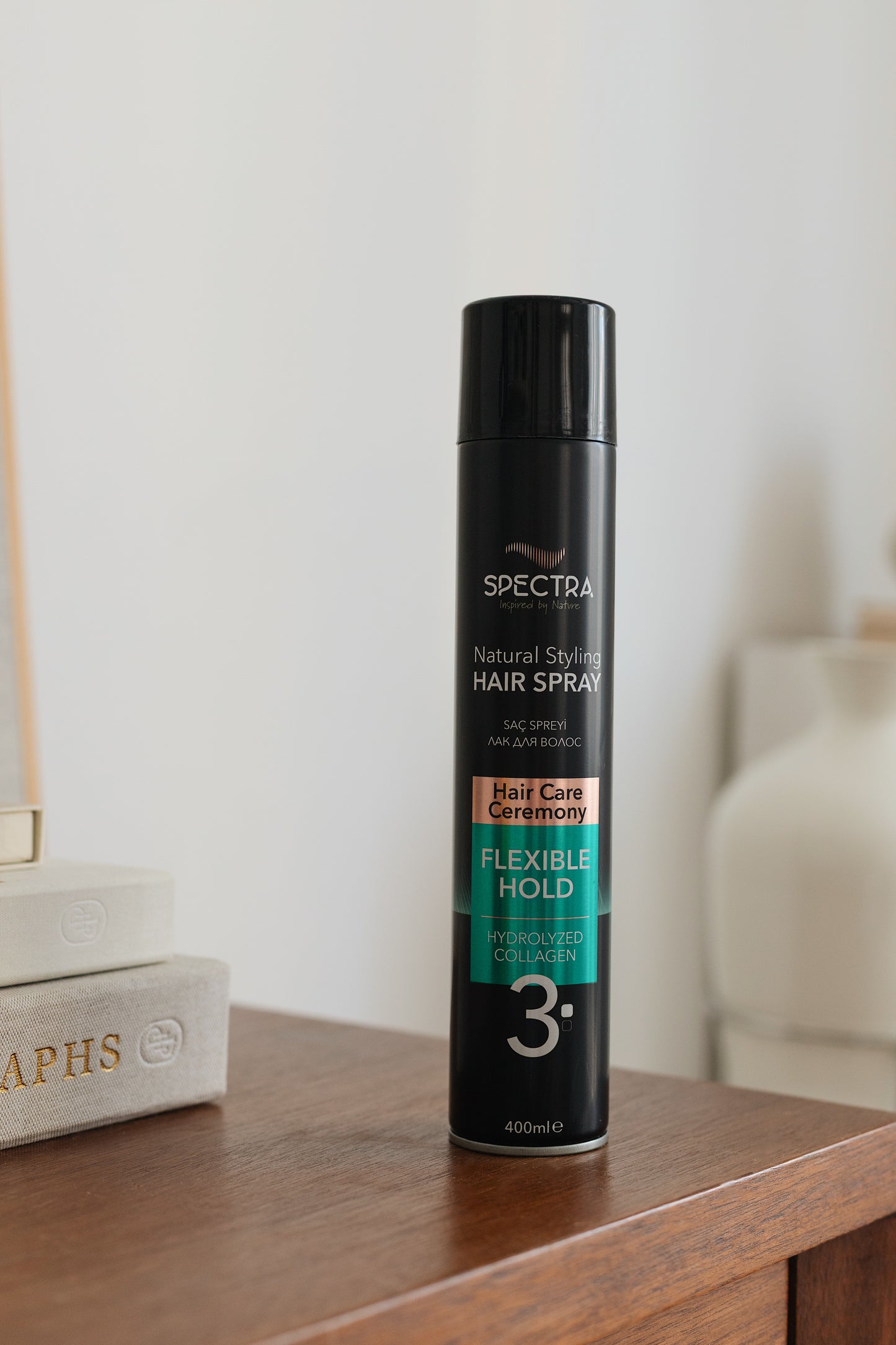 Spectra Care Doğal Tutuş Kolajenli Saç Spreyi No:3 – 400 ML