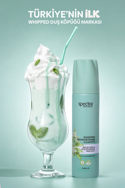 Nemlendirici ve Arındırıcı Vegan Whipped Duş Köpüğü - Fresh Mint - 250 ML