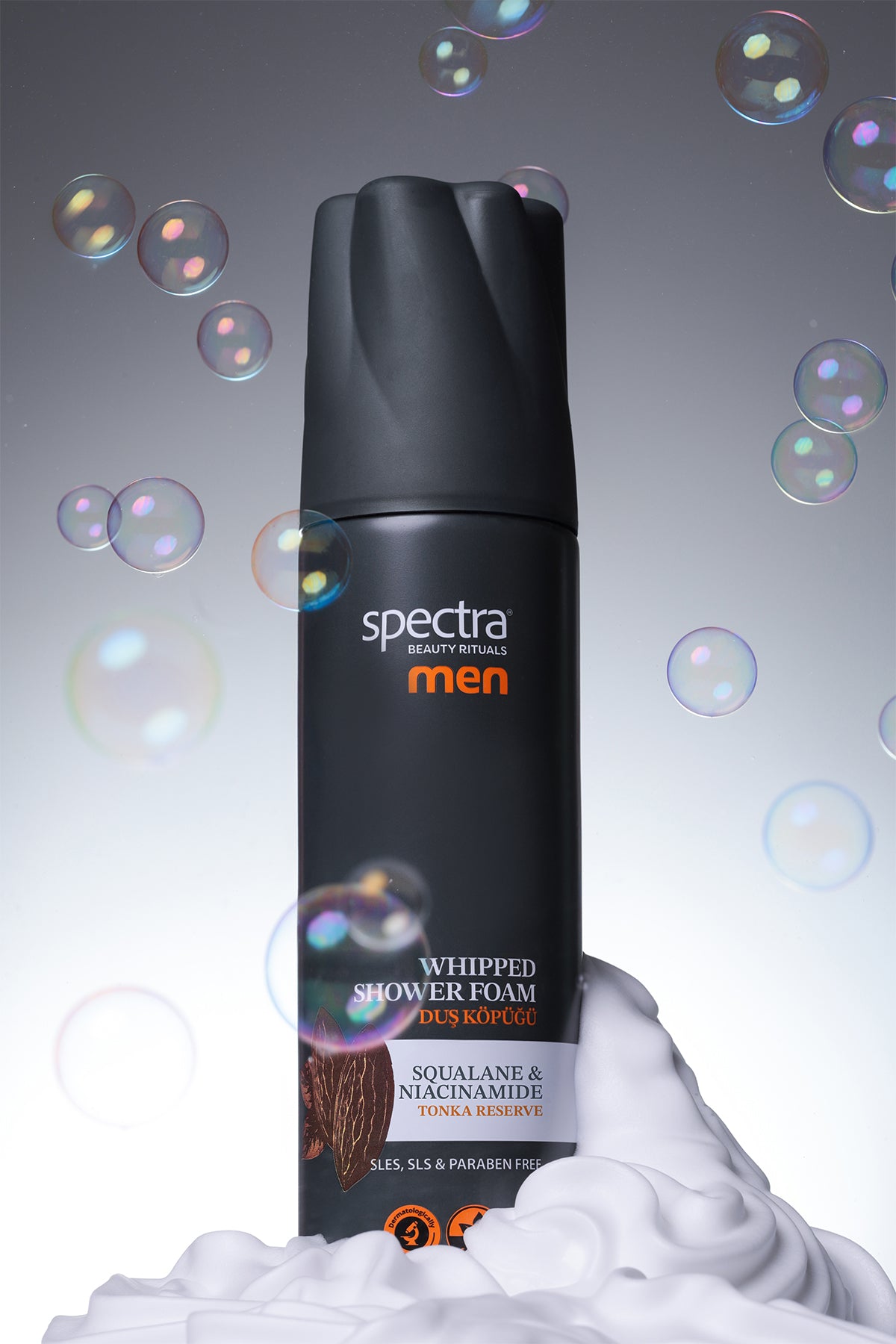 MEN Nemlendirici ve Arındırıcı Vegan Whipped Duş Köpüğü -SLES&SLS&Paraben içermez- 250 ML