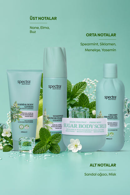 Fresh Mint 4'lü Vegan Bakım Ritüeli Seti  -SLES&SLS&Paraben içermez
