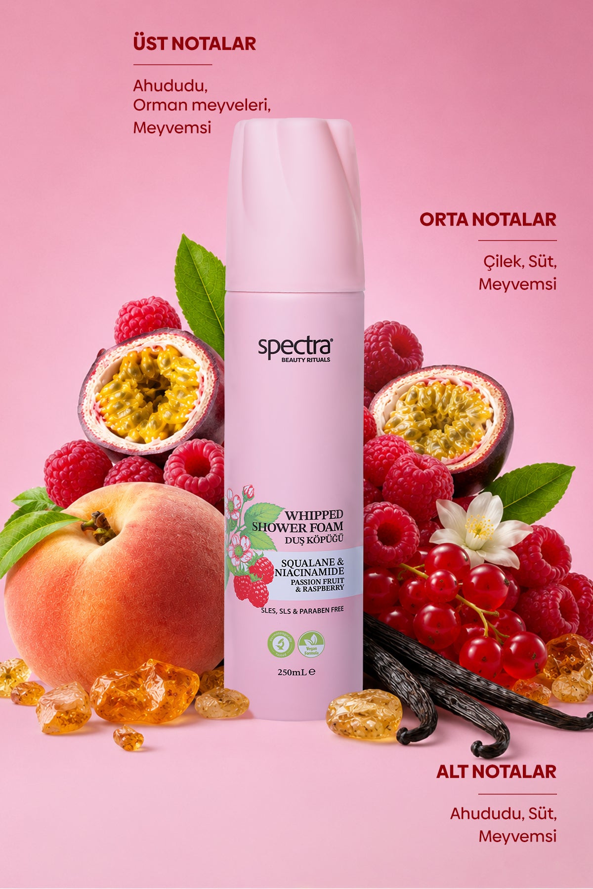 3'lü Vegan Whipped Duş Köpüğü Seti -Blueberry & Raspberry & MEN- 3 x 250 ML