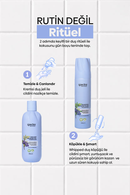 Blueberry&Wild Bluebell 2'li Vegan Bakım Seti - Duş Köpüğü & Kremsi Duş Jeli