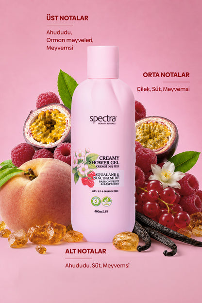 3'lü Vegan Duş Jeli Seti -Blueberry & Raspberry & MEN- 3 x 400ml