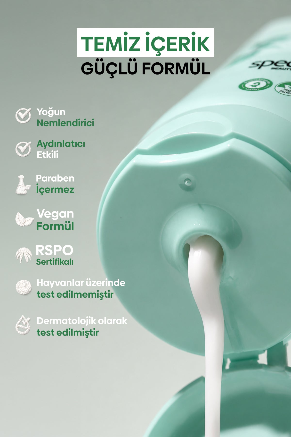 Nemlendirici ve Canlandırıcı Hızlı Emilen Vegan El ve Vücut Losyonu -Fresh Mint- 200 ML