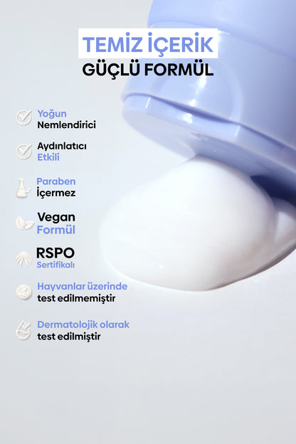 Nemlendirici ve Canlandırıcı Vegan El ve Vücut Losyonu -Blueberry&Wild Bluebell- 200 ML