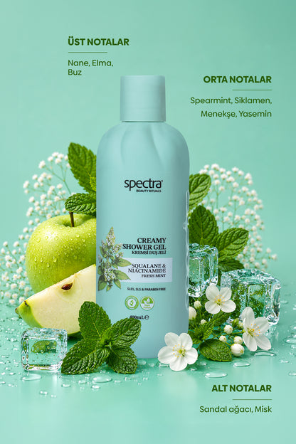 4'lü Vegan Duş Jeli Seti -Blueberry & Raspberry & MEN & Mint 4 x 400ml