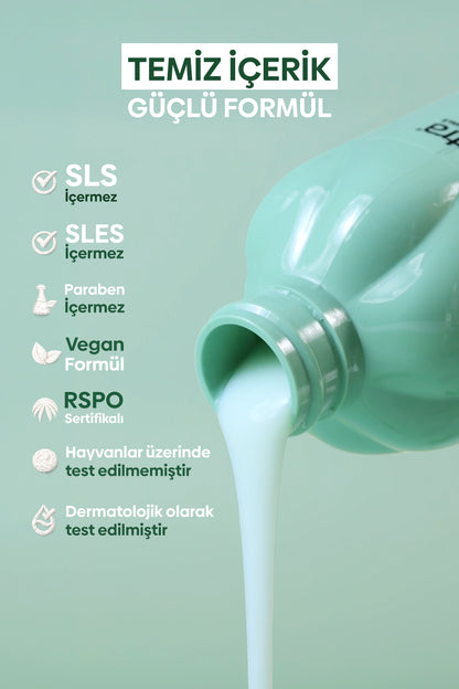 Nemlendirici Kremsi Vegan Duş Jeli -Fresh Mint- SLES&SLS&Paraben içermez- 400 ML